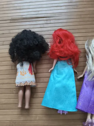 Lote 6 Muñecas Disney Princesas, vaiana Ariel...