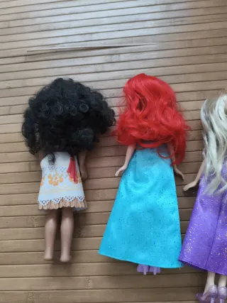 Lote 6 Muñecas Disney Princesas, vaiana Ariel...