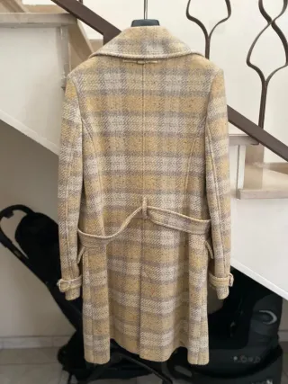 Cappotto EQ Beige/Grigio Taglia M