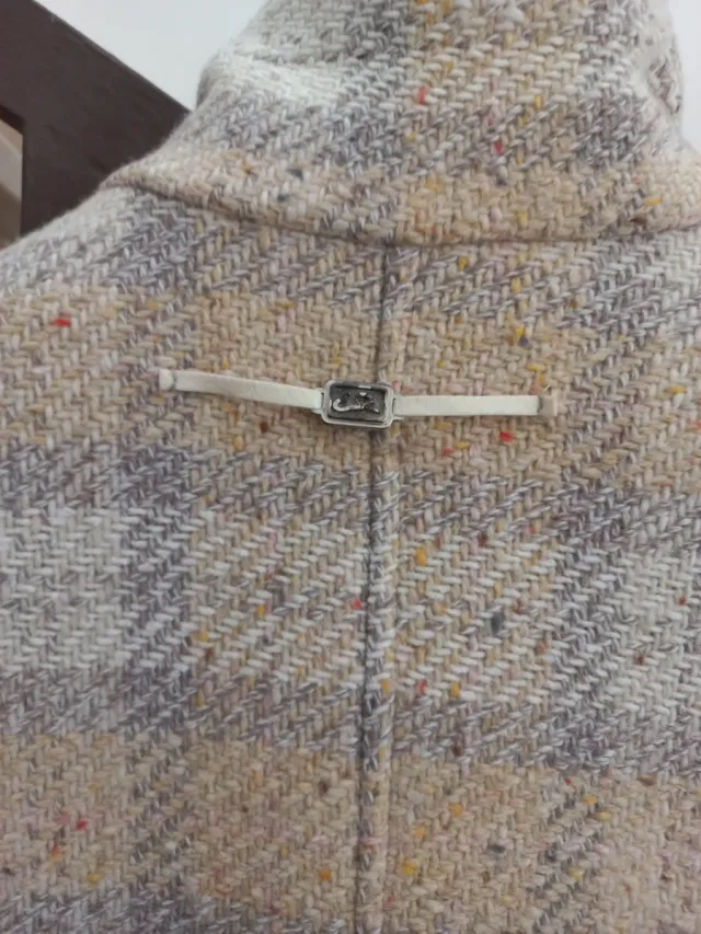 Cappotto EQ Beige/Grigio Taglia M