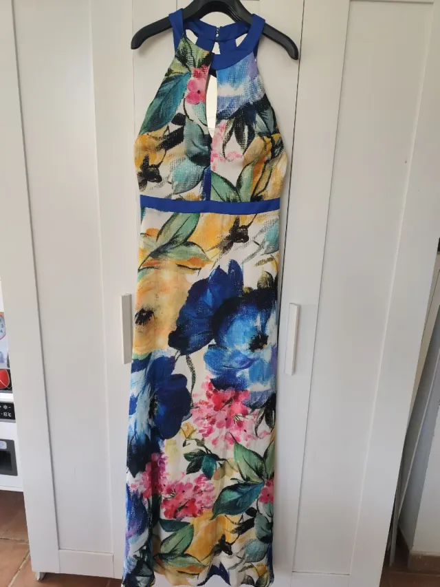 Vestido largo Olimara floral