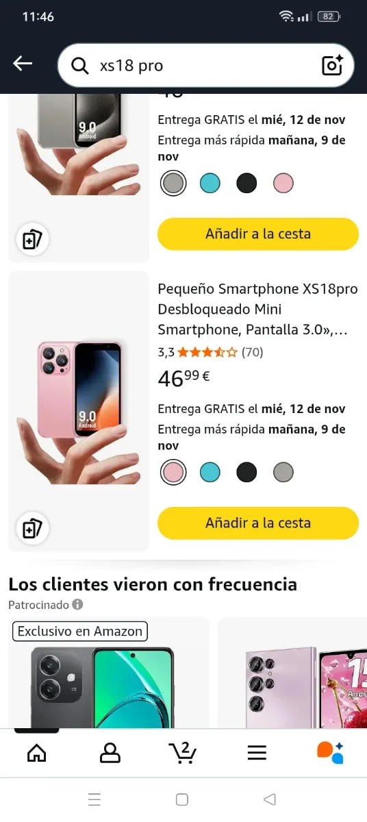 Móvil mini XS18PRO