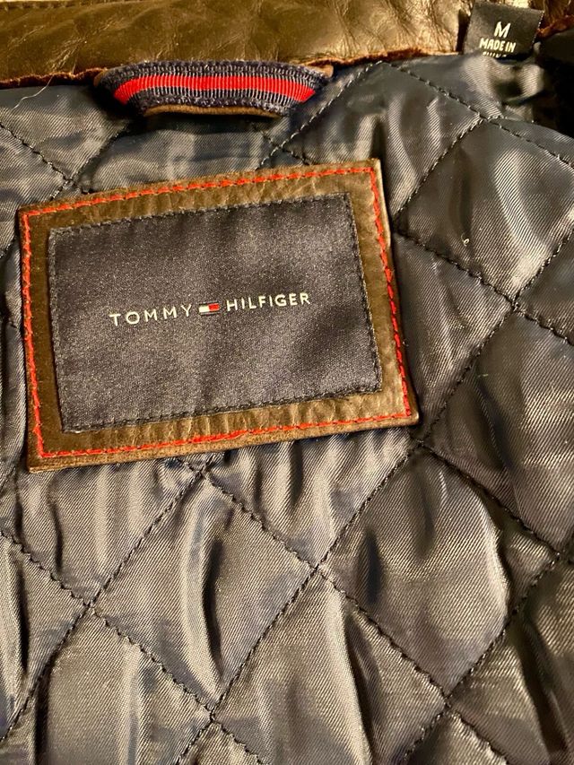 Chaqueta Cuero Tommy Hilfiger Hombre M