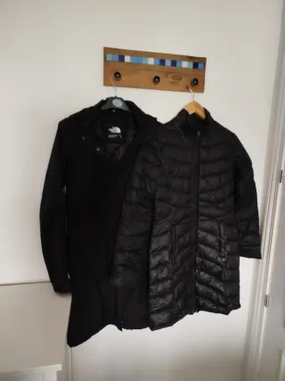 Abrigo plumas The North Face mujer negro