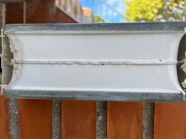 Bloque de vidrio brillante neutro de 19x19x8cm