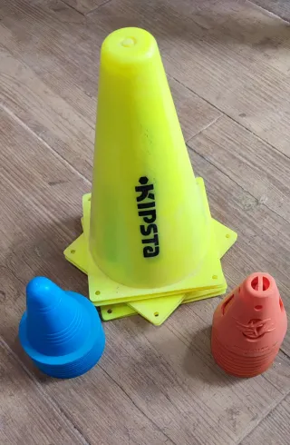 3 juegos de conos de slalon (18 conos)