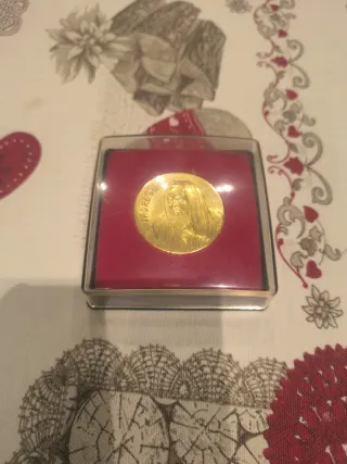 Moneta Padre Pio Santificazione 1999