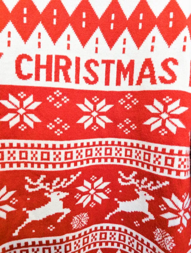 Jersey Navideño Tezenis Rojo y Blanco