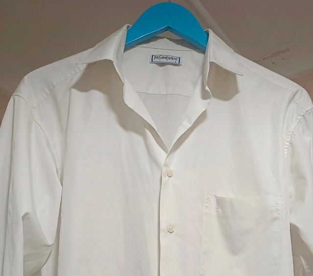 Camisa Yves Saint Laurent Vintage Blanca