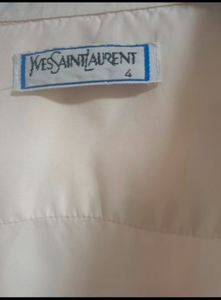 Camisa Yves Saint Laurent Vintage Blanca