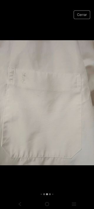 Camisa Yves Saint Laurent Vintage Blanca