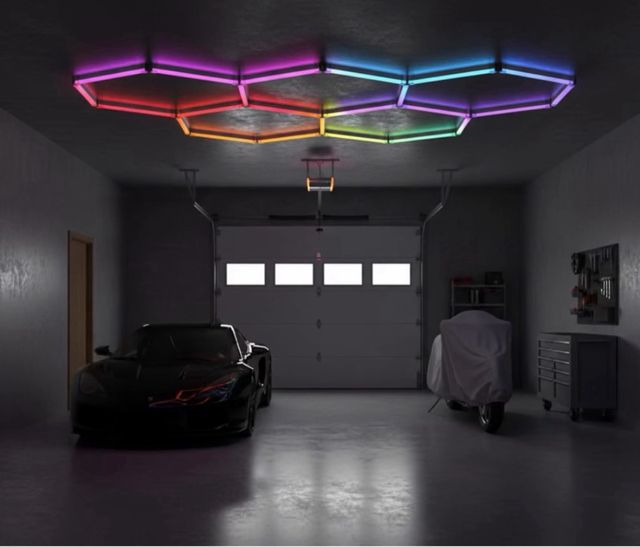 Iluminación LED Hexagonal RGB