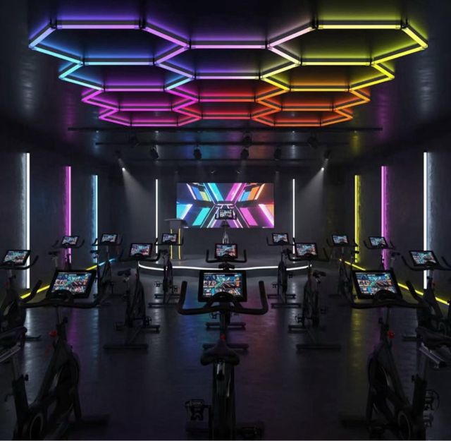 Iluminación LED Hexagonal RGB