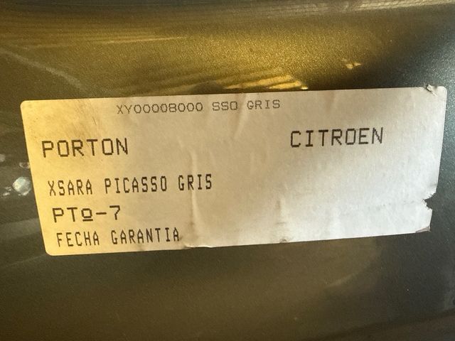 Portón Trasero Citroën Xsara Picasso Gris
