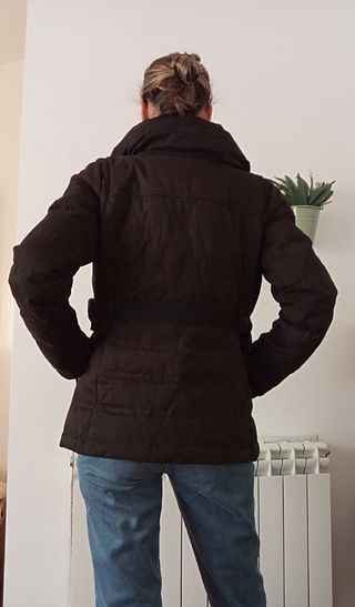 Anorak de plumas mujer Mango