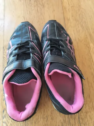 Zapatillas Asics Mujer Talla 38 Negras Rosas