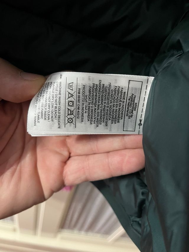 Plumífero Adidas Verde