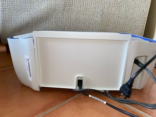 Impresora HP Azul y Blanca