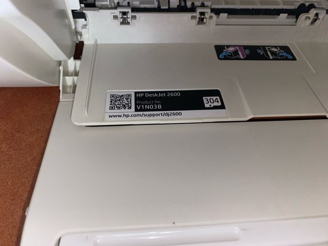 Impresora HP Azul y Blanca