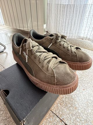 Zapatillas Puma Marrones/Verdes