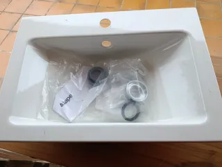 Lavabo de baño Alape blanco