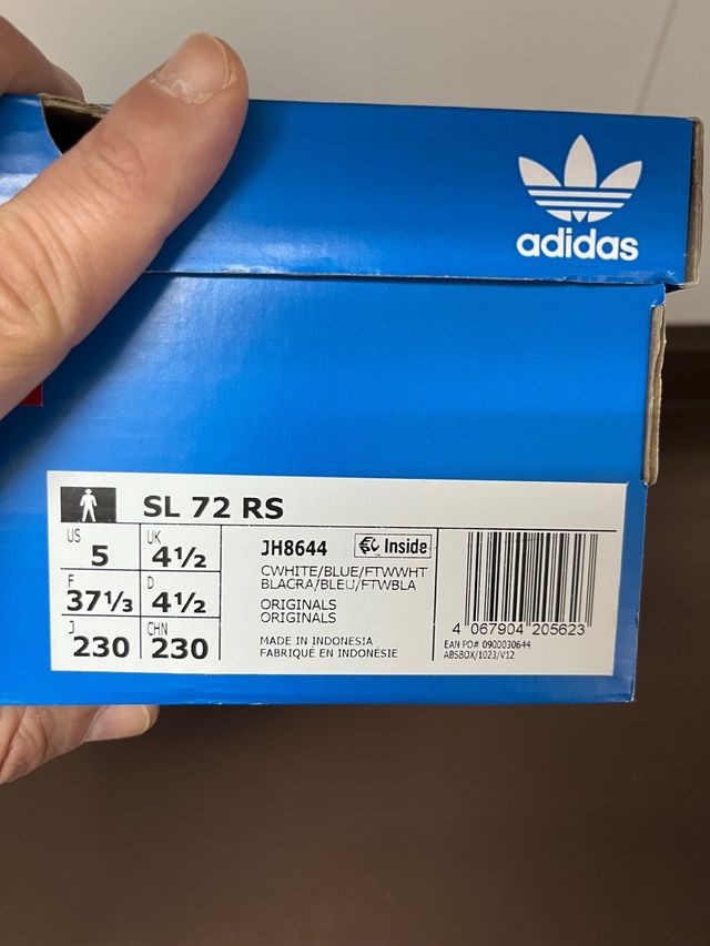 Adidas SL 72 Azul y Blanco