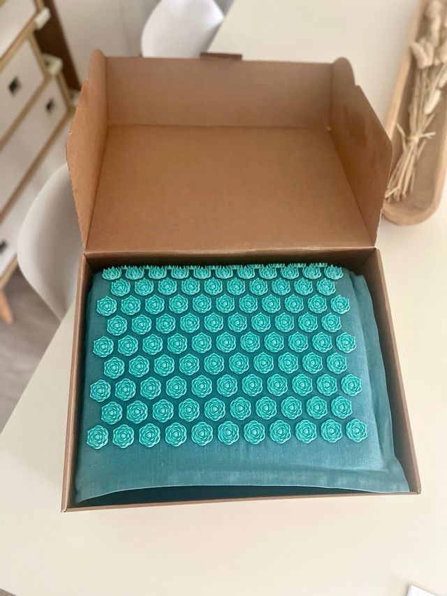 Set Masaje Pranamat Eco turquesa y verde 