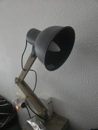 Lámparas rústicas de mesa x2