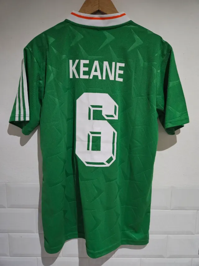 Camiseta Irlanda Retro 90 Keane 6