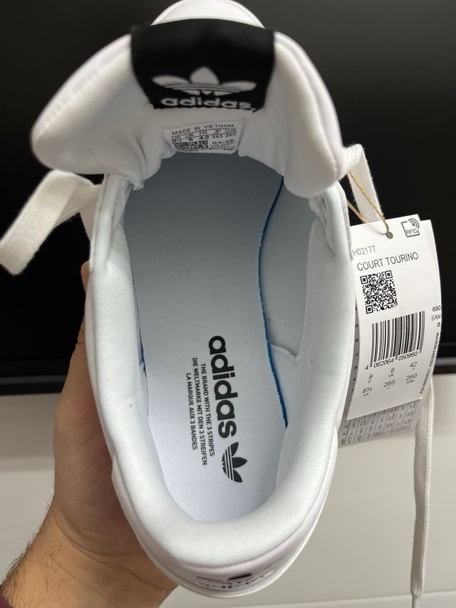 Zapatillas Adidas Court Torino Blancas