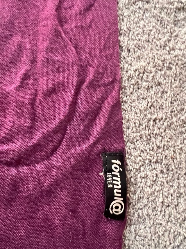 Bufanda morada Fórmula Joven 70 x 190