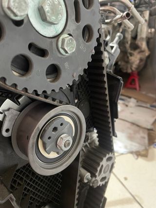 Motor completo con caja y turbo