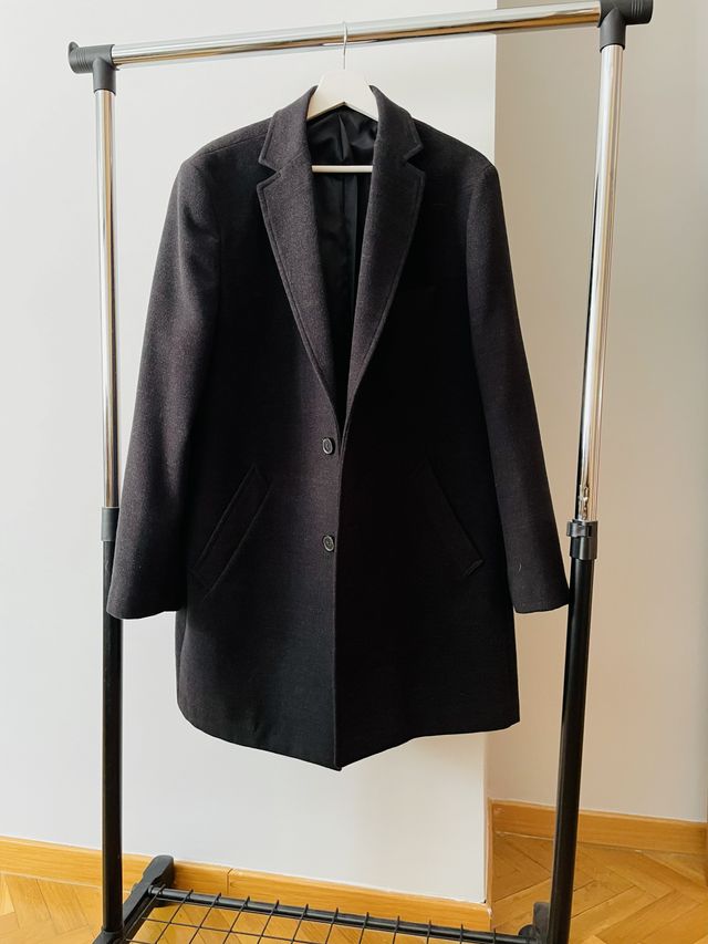 Abrigo Álvaro Moreno Negro/Gris