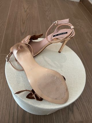 Sandalias Zara Talla 38 Oro Rosa
