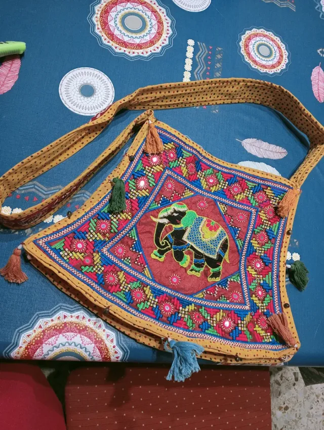 Bolso étnico Indio multicolor