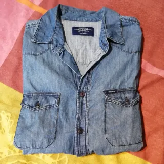 Camisa vaquera Pull&Bear hombre