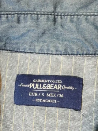 Camisa vaquera Pull&Bear hombre