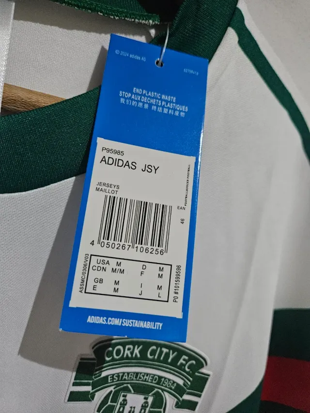 Camiseta Retro Adidas Guinness Talla M