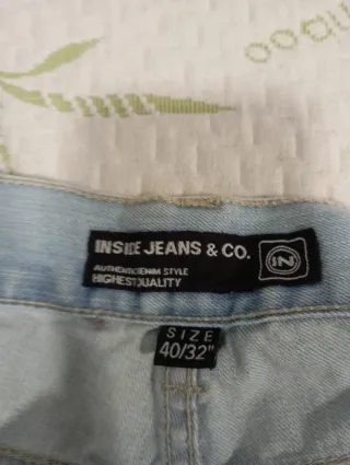 Pantalón tejano vaquero azul claro