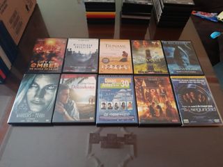Lote 10 Películas DVD Acción/Aventura/Drama