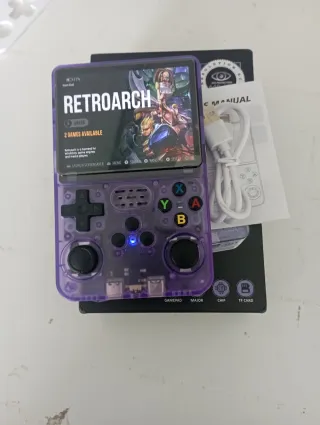 Consola Retro R36S Morada