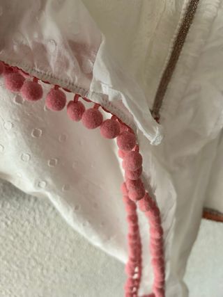 Blusa Romántica MISSING JOHNNY Blanca Talla S