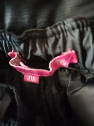 Pantalón de esquí para niña negro 10 años