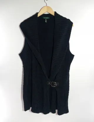 Chaleco Ralph Lauren Negro Talla 3XL