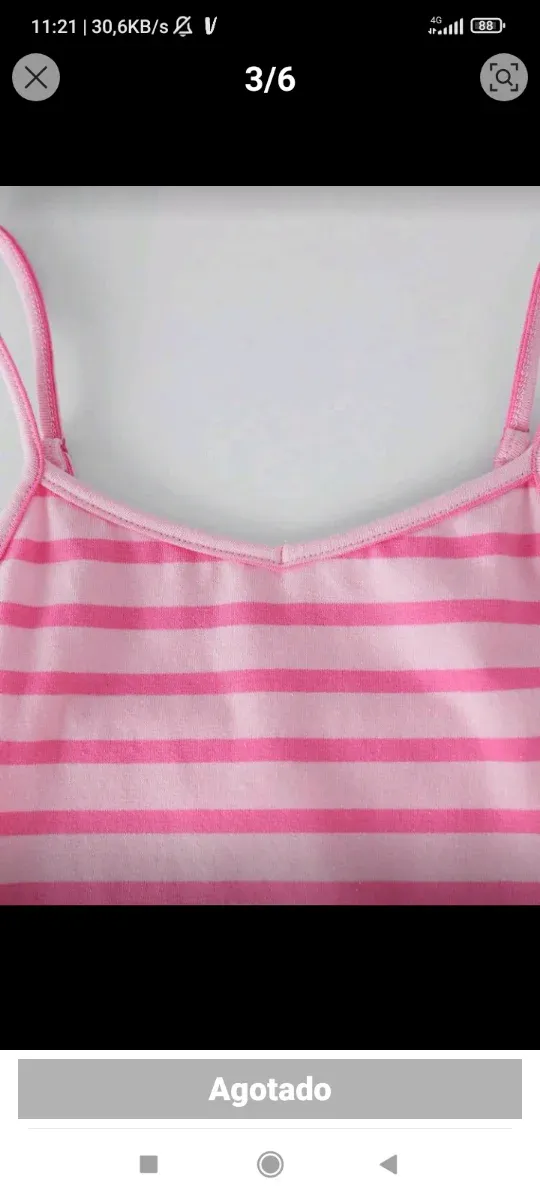 Vestido niña rayas rosa