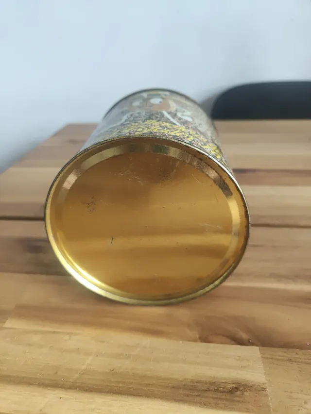 Vecchia scatola di caffè Herederos Gómez Tejedor