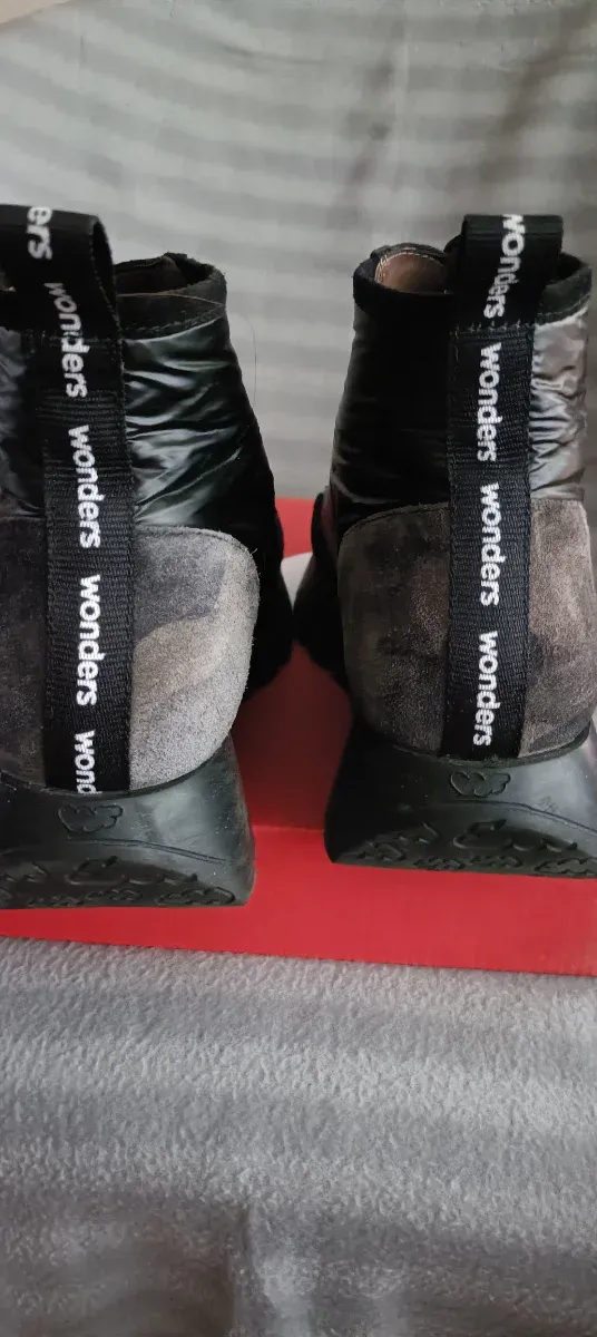 Botines Wonders negros