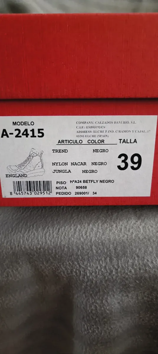 Botines Wonders negros