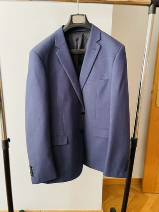 Traje de chaqueta azul