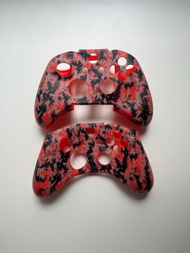 Fodere per controller Xbox One con camuffamento rosso